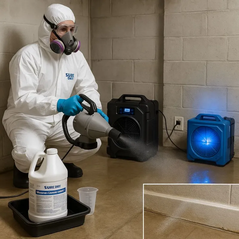 Sanitization and Odor Removal process in East Harwich, MA